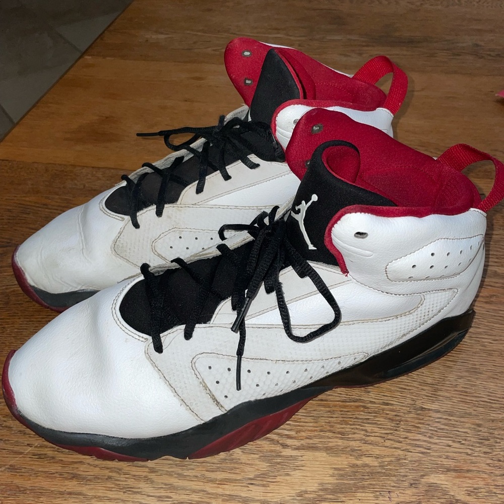 Nike Air Jordan Lift Off Basketball Shoe White/Black/Red AR4430-106 - Size 14